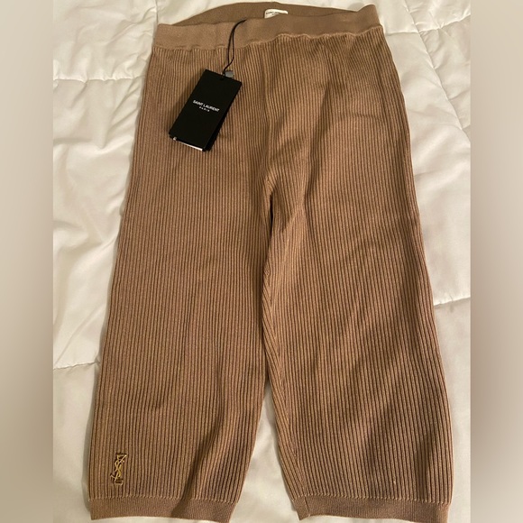 Saint Laurent logo ribbed bike short - new with tags- medium - Picture 2 of 6
